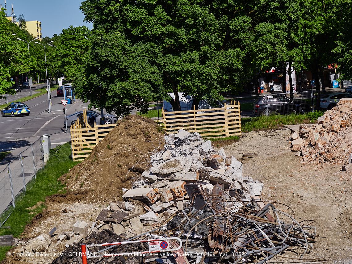 18.05.2022 - Baustelle am Haus für Kinder in Neuperlach